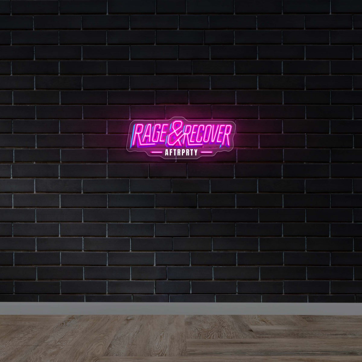 Rage & Recover - Premium Neon Artwork