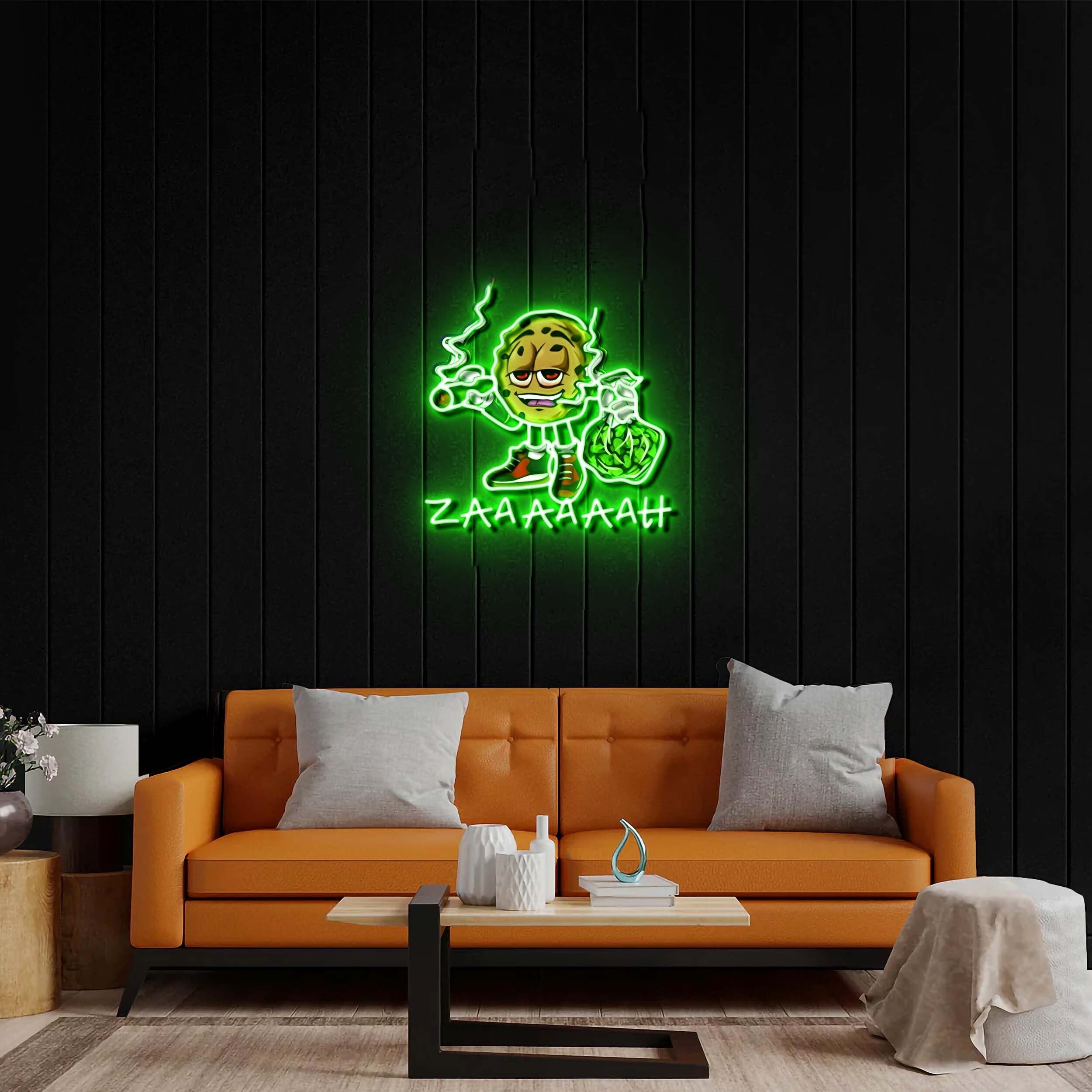 ZAAAAAH - Premium Neon Artwork