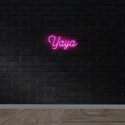 Yaya - Premium Neon Artwork