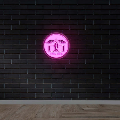 GG Beauty Studio (Morning Bakery font) - Premium Neon Artwork