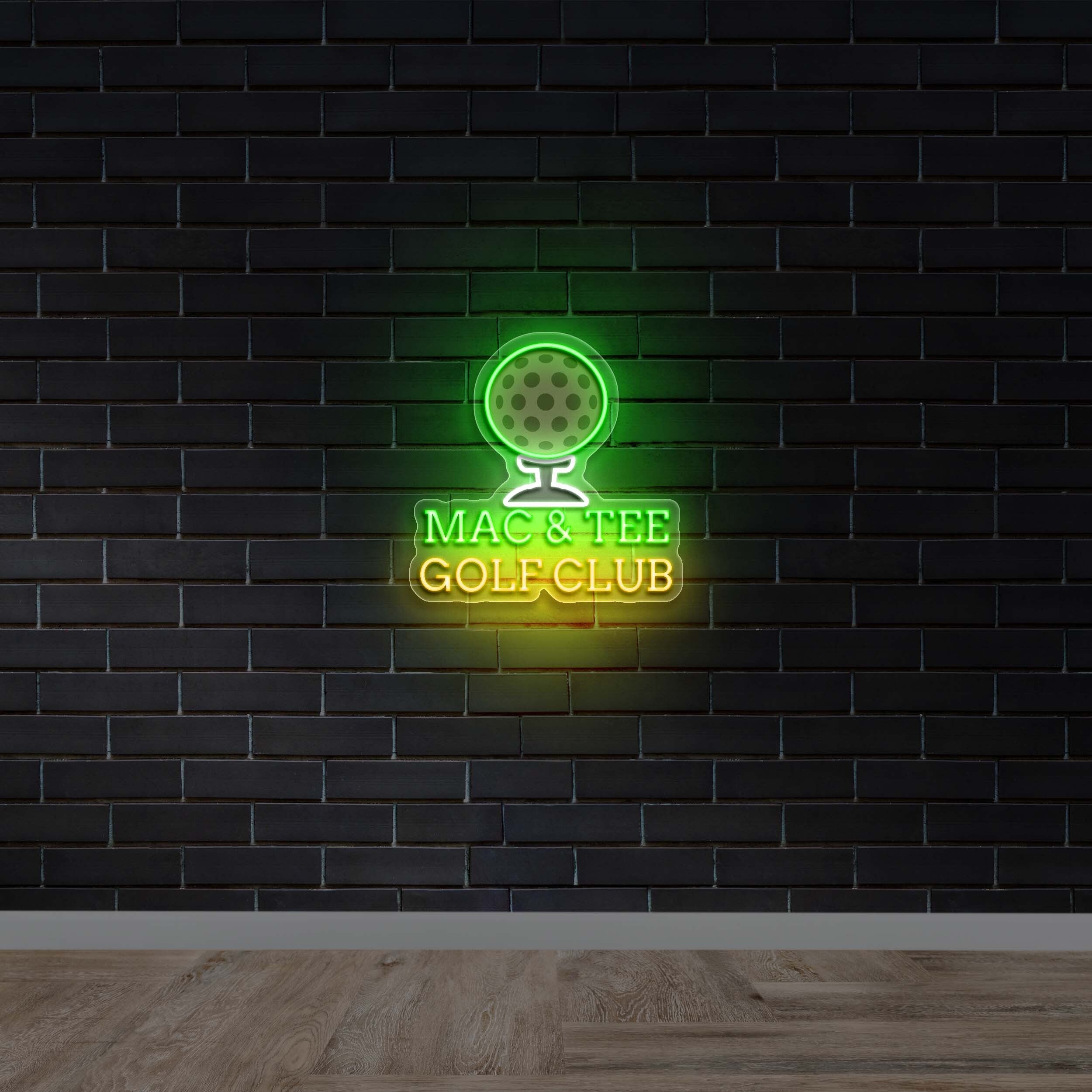 MAC & TEE GOLF CLUB | 2nd version - Premium Neon Artwork