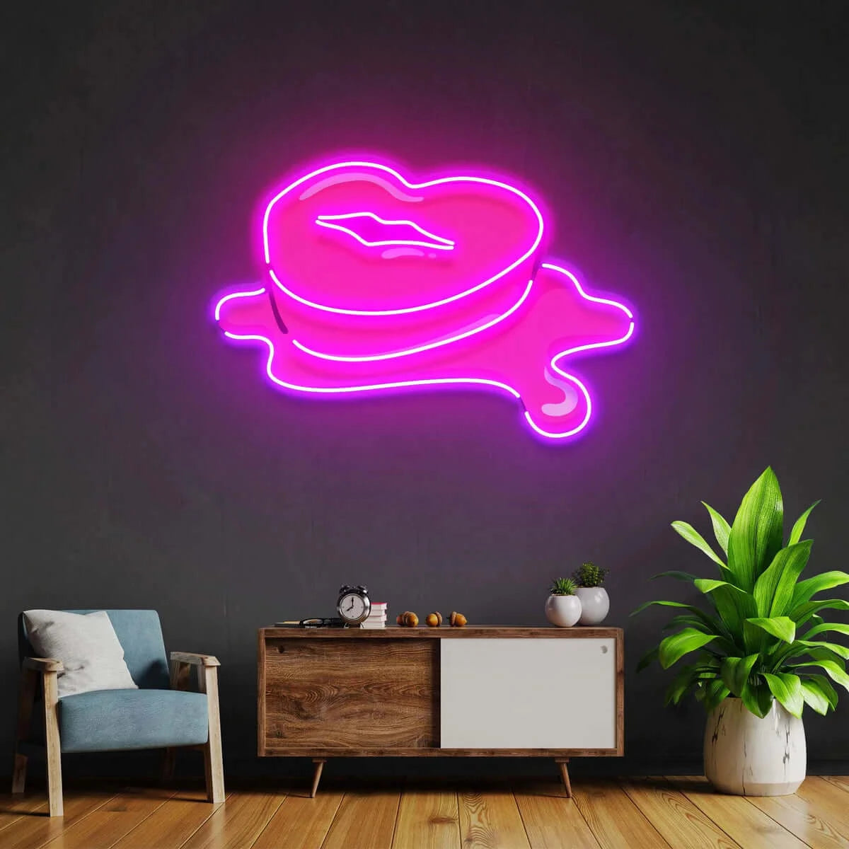 KISS - Premium Neon Artwork