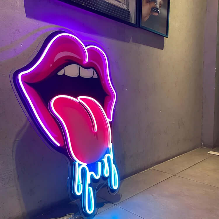 LIPS - Premium Neon Artwork