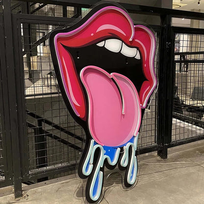 LIPS - Premium Neon Artwork