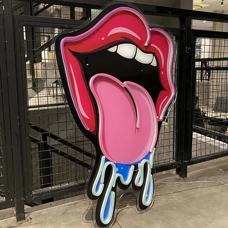 LIPS - Premium Neon Artwork