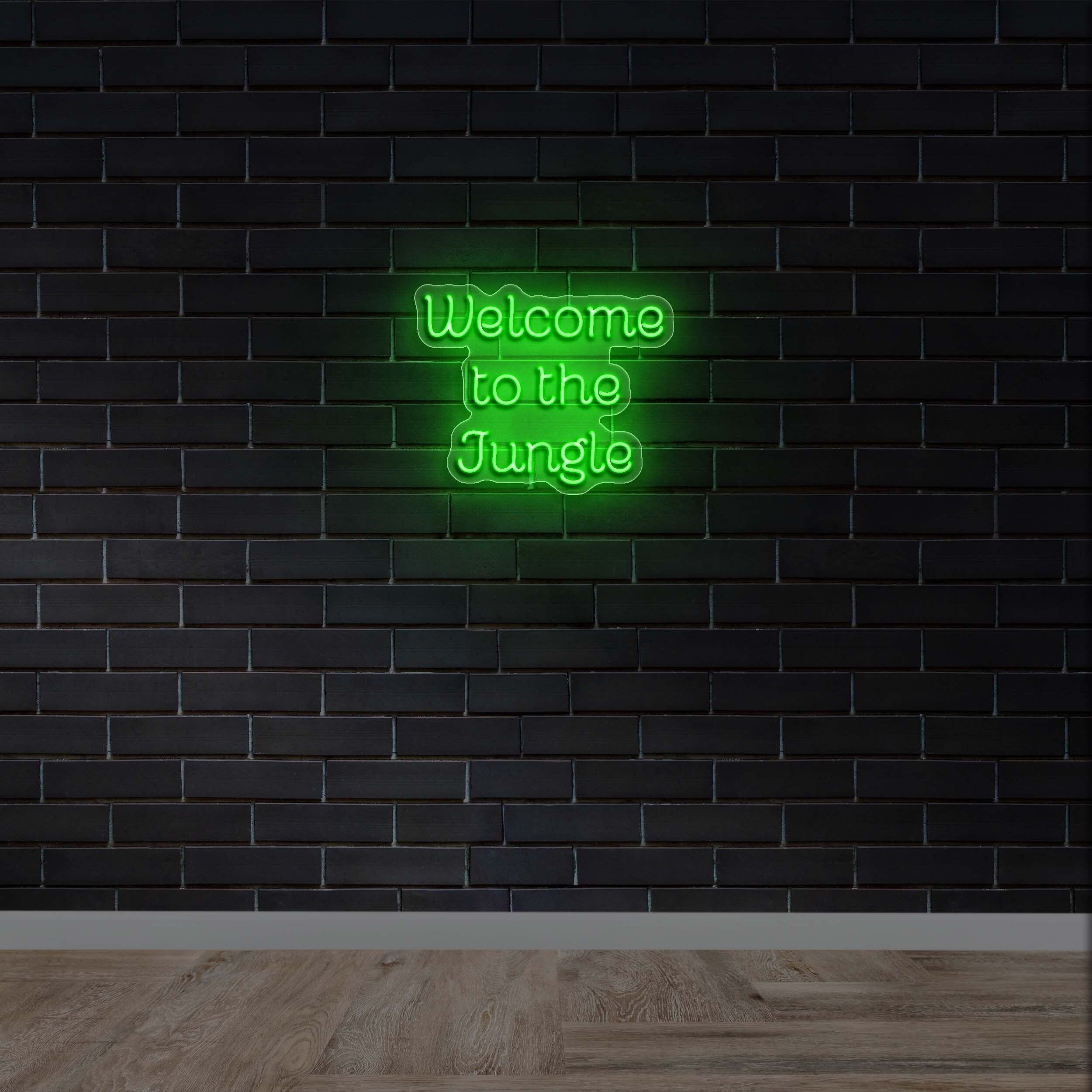 Welcome to the Jungle - Premium Neon Artwork