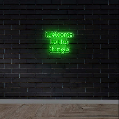 Welcome to the Jungle - Premium Neon Artwork