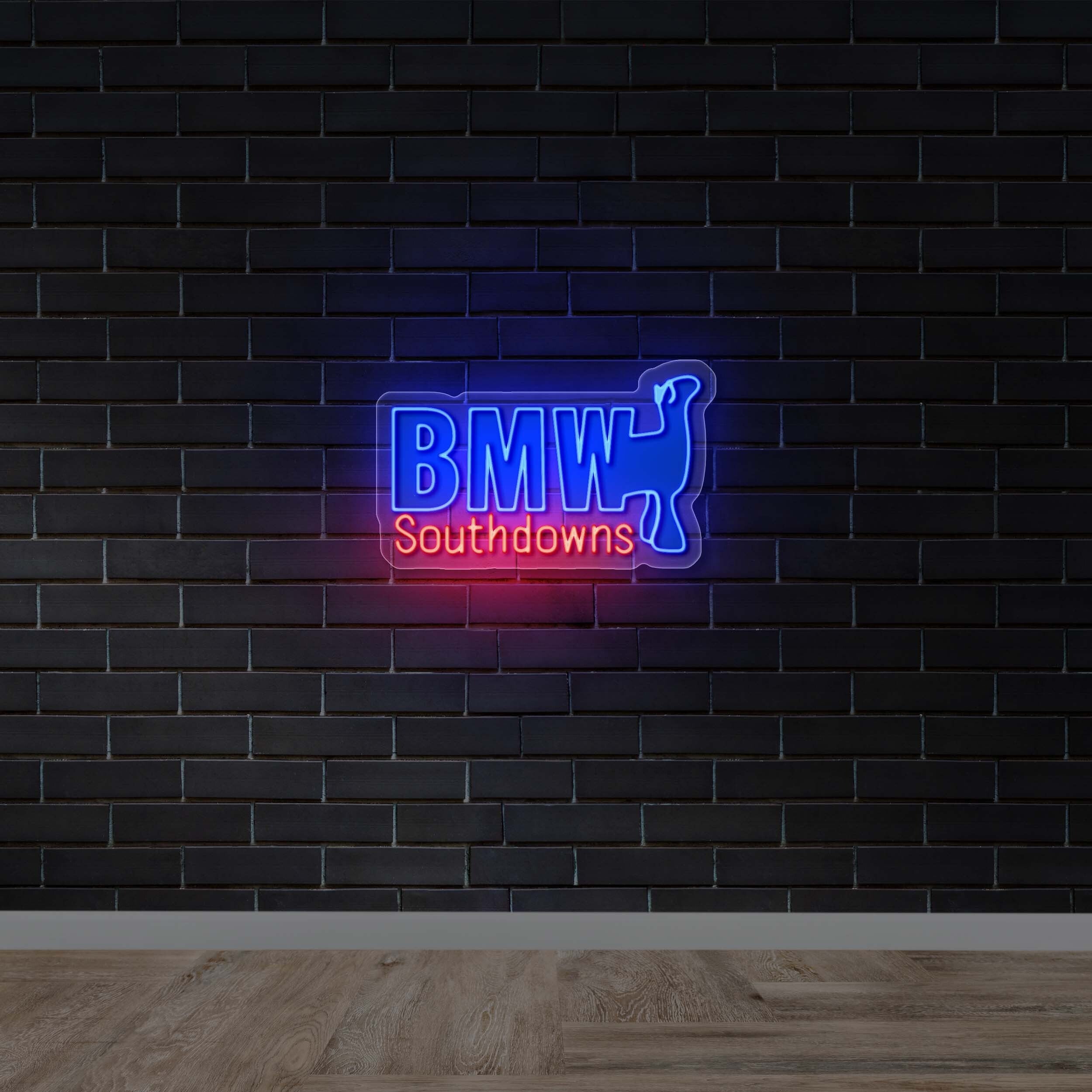 BMW Southdowns - Premium Neon Artwork