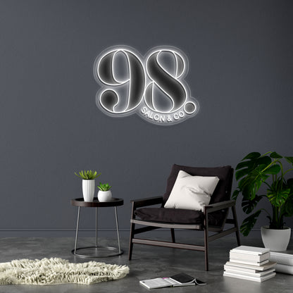 98 SALON CO. - Premium Neon Artwork