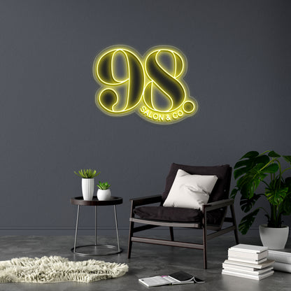 98 SALON CO. - Premium Neon Artwork
