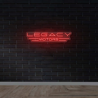 LEGACY MOTORS - Premium Neon Artwork