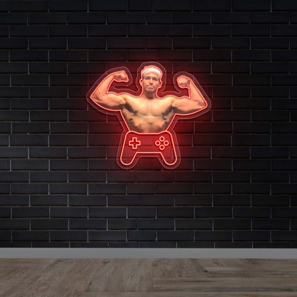 Gamer Control Flex - Premium Neon Artwork