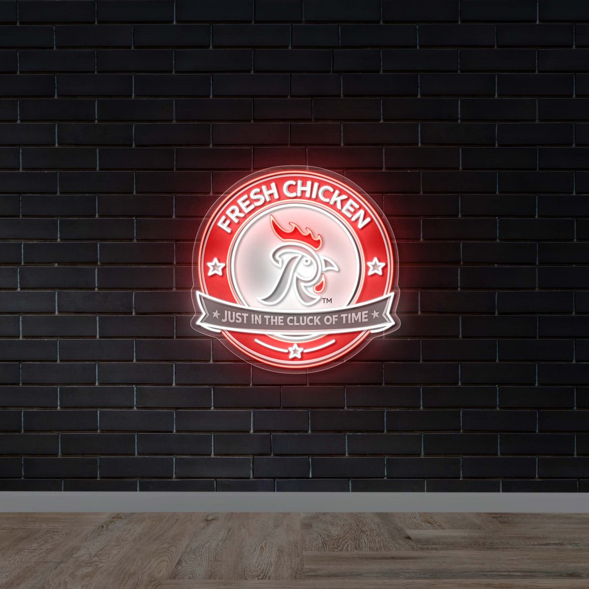 Fresh Chicken - Premium Neon Artwork