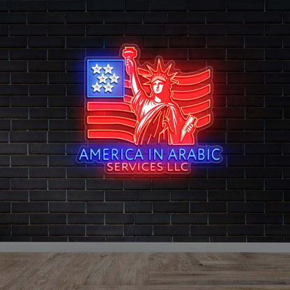 AMERICA IN ARABIC SERVICES LLC - Premium Neon Artwork
