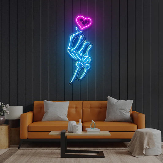 Love Hands - Premium Neon Artwork