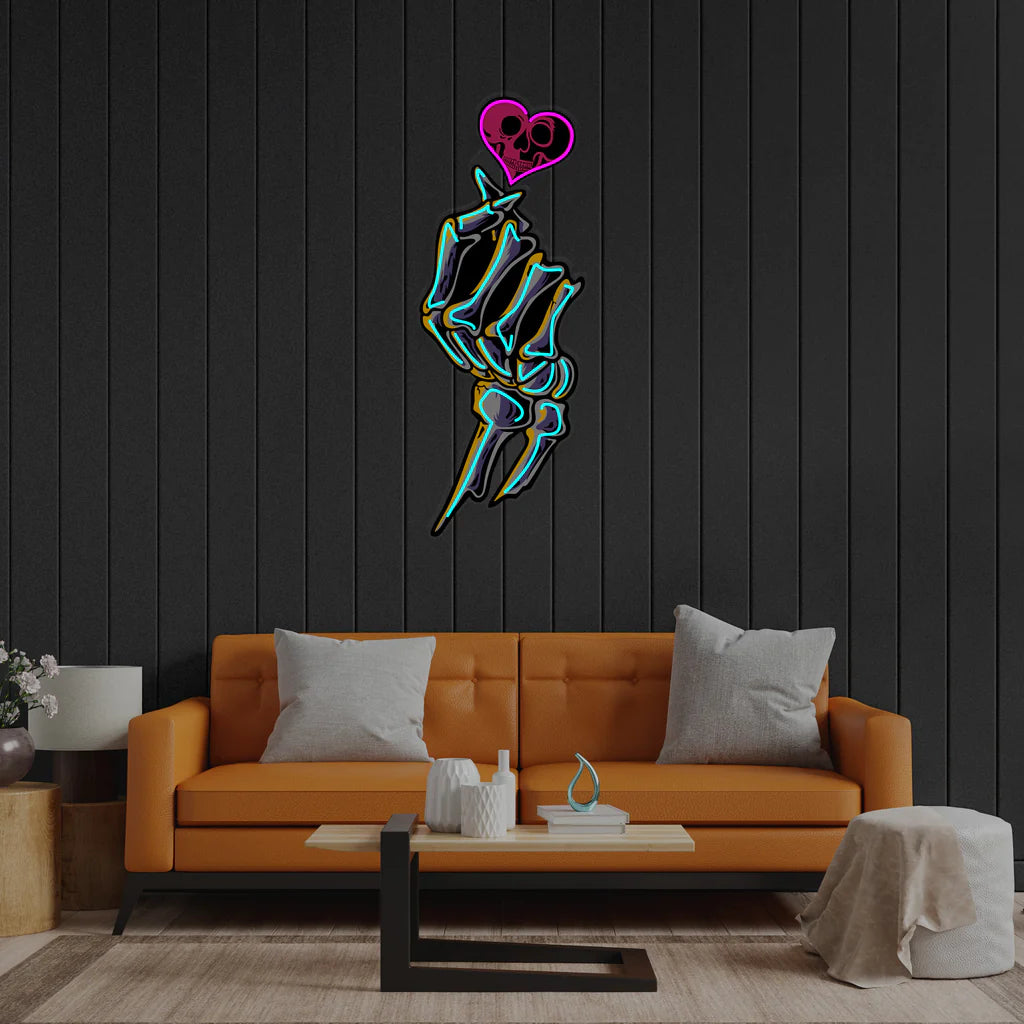 Love Hands - Premium Neon Artwork