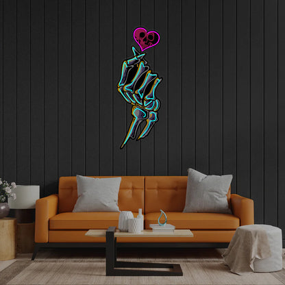 Love Hands - Premium Neon Artwork