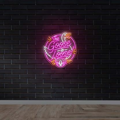 The goose is loose - Premium Neon Artwork