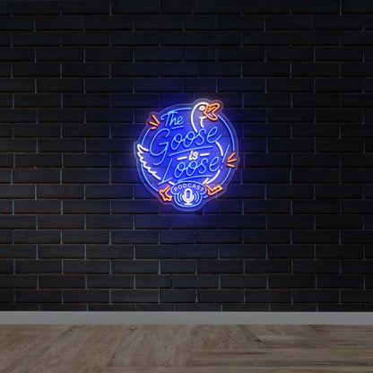 The goose is loose | 2nd Version - Premium Neon Artwork