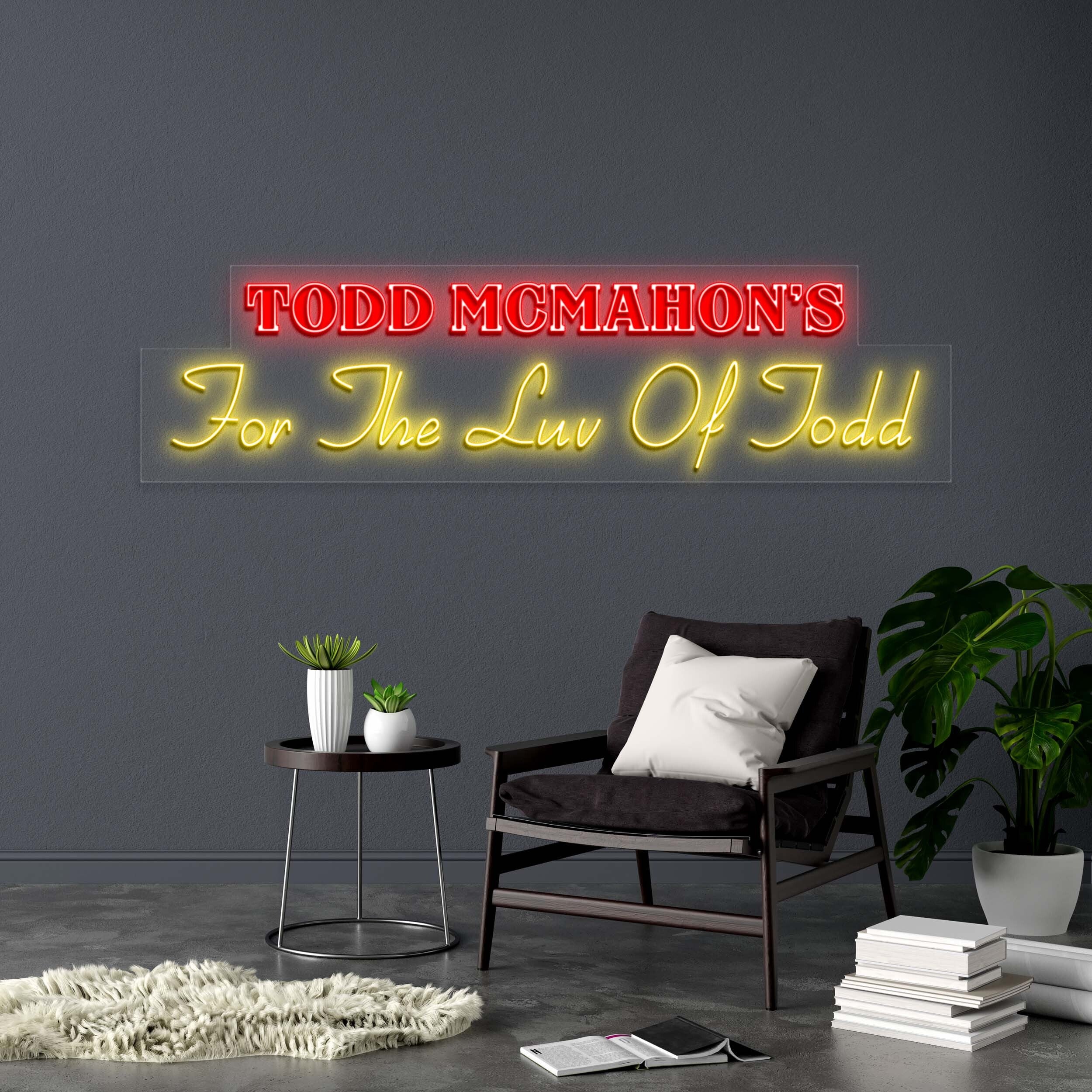 For The Luv Of Todd - Premium Neon Artwork