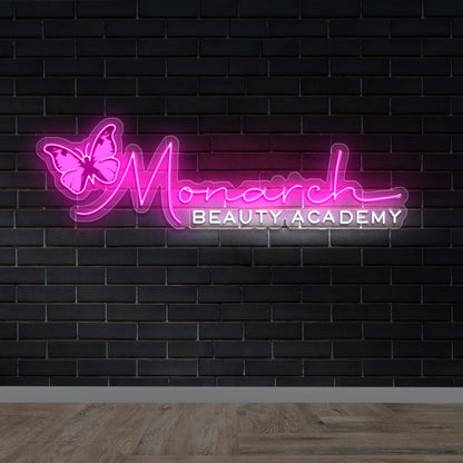 Monarch Beauty Academy - Premium Neon Artwork
