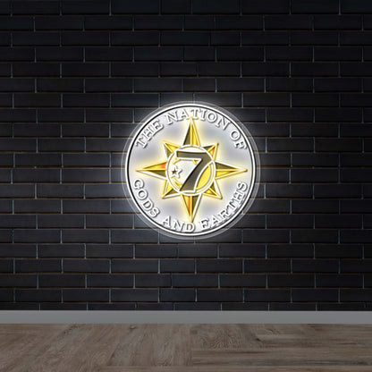 The Nation of Gods and Earths - Premium Neon Artwork