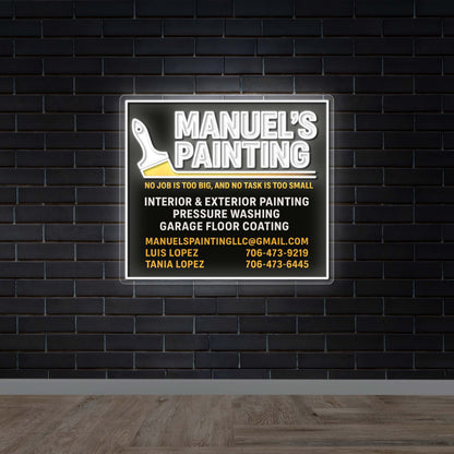 MANUEL’S PAINTING - Premium Neon Artwork