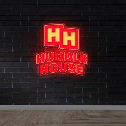 Huddle House - Premium Neon Artwork