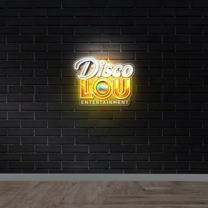 Disco LOU - Premium Neon Artwork