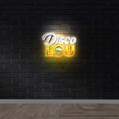 Disco LOU - Premium Neon Artwork