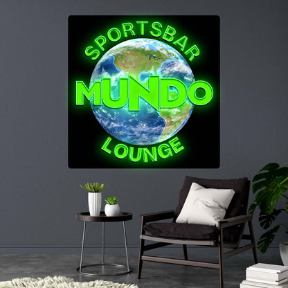 SPORTSBAR MUNDO LOUNGE - Premium Neon Artwork