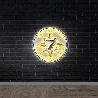 The Nation of Gods and Earths - Premium Neon Artwork