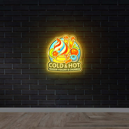 Cold & Hot - Premium Neon Artwork