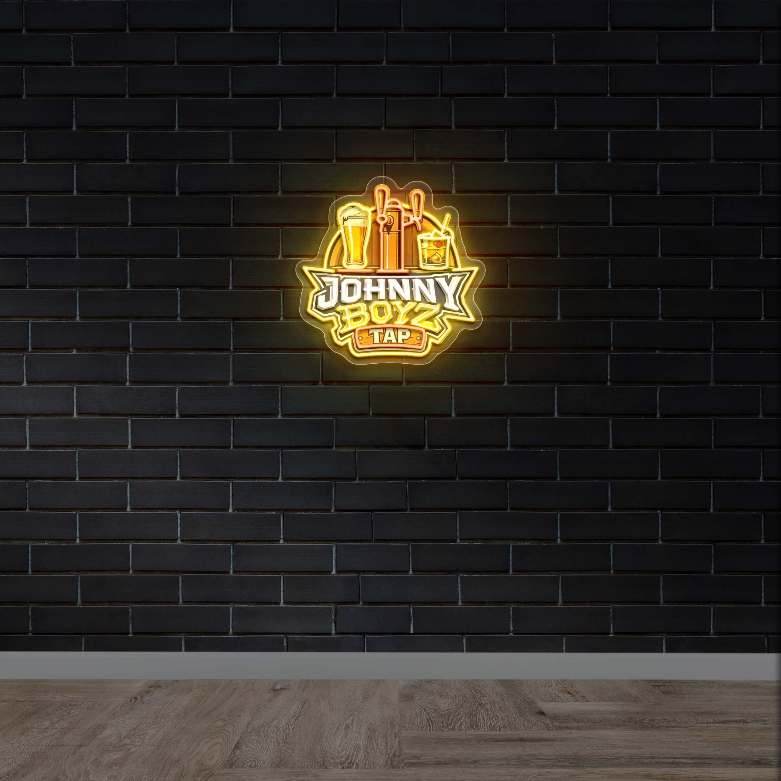JOHNNY BOYZ - Premium Neon Artwork