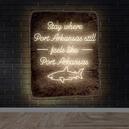 Shark Reef Resort - Premium Neon Artwork