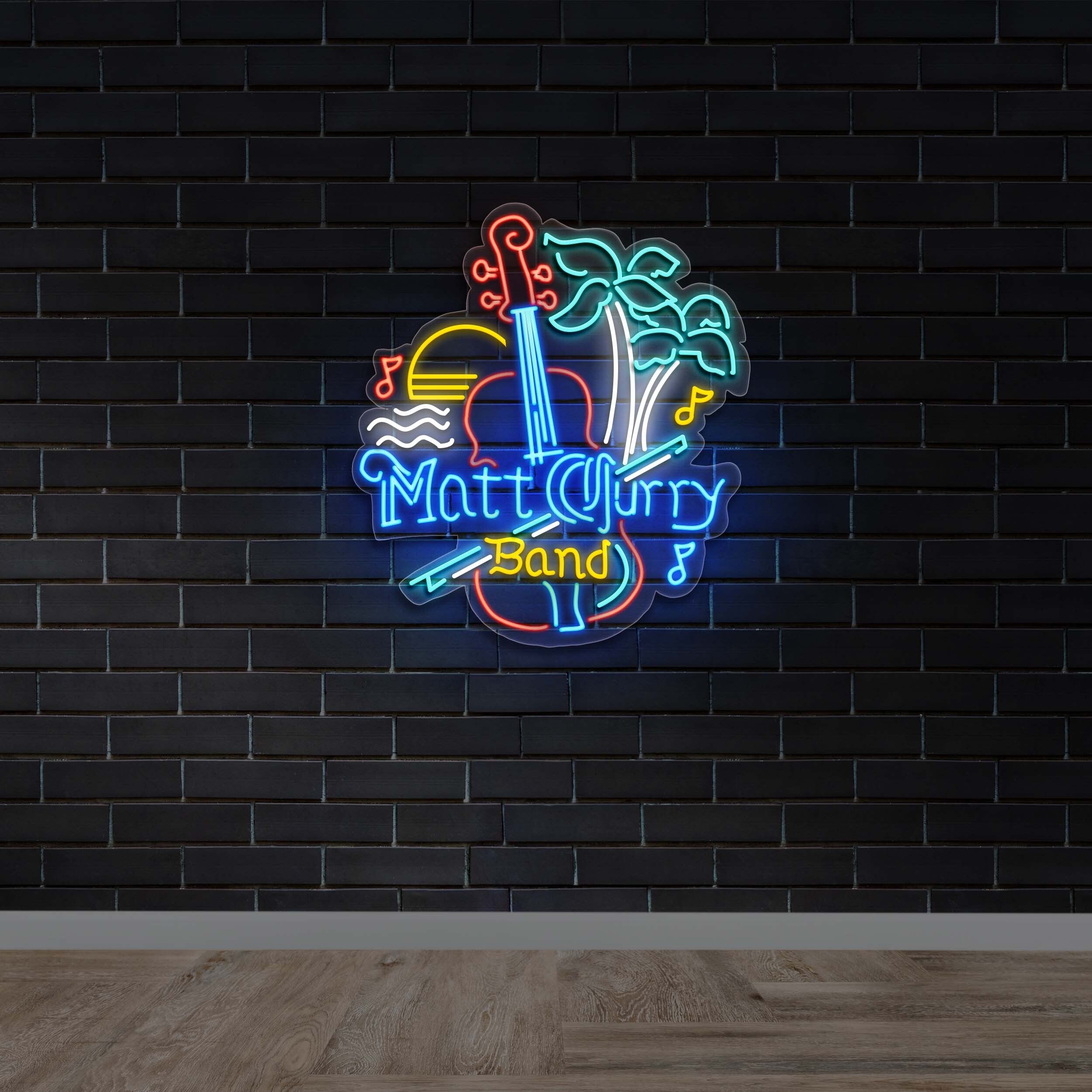 Matt Curry Band | 3rd Version - Premium Neon Artwork