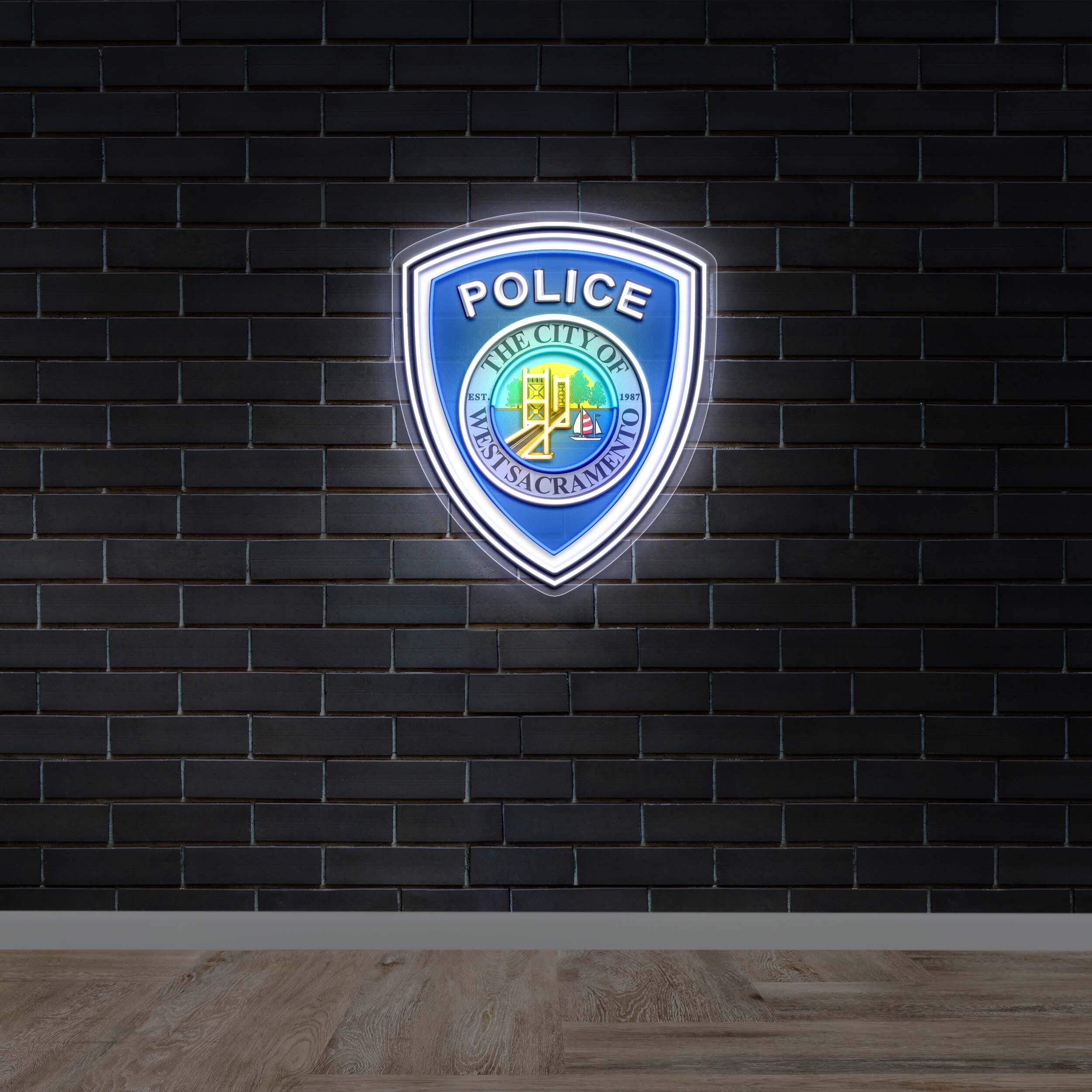 POLICE - Premium Neon Artwork