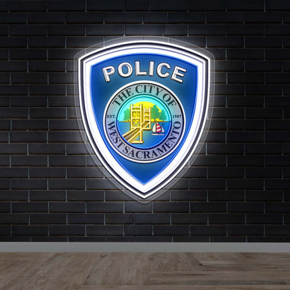POLICE - Premium Neon Artwork