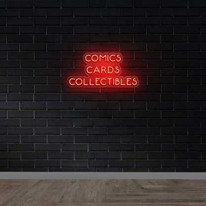 COMICS CARDS COLLECTIBLES - Premium Neon Artwork