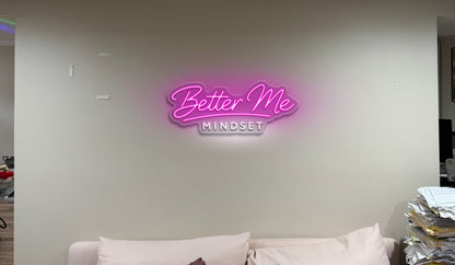 Better Me Mindset  - Premium Neon Artwork
