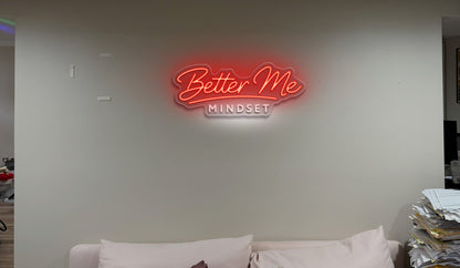 Better Me Mindset  - Premium Neon Artwork