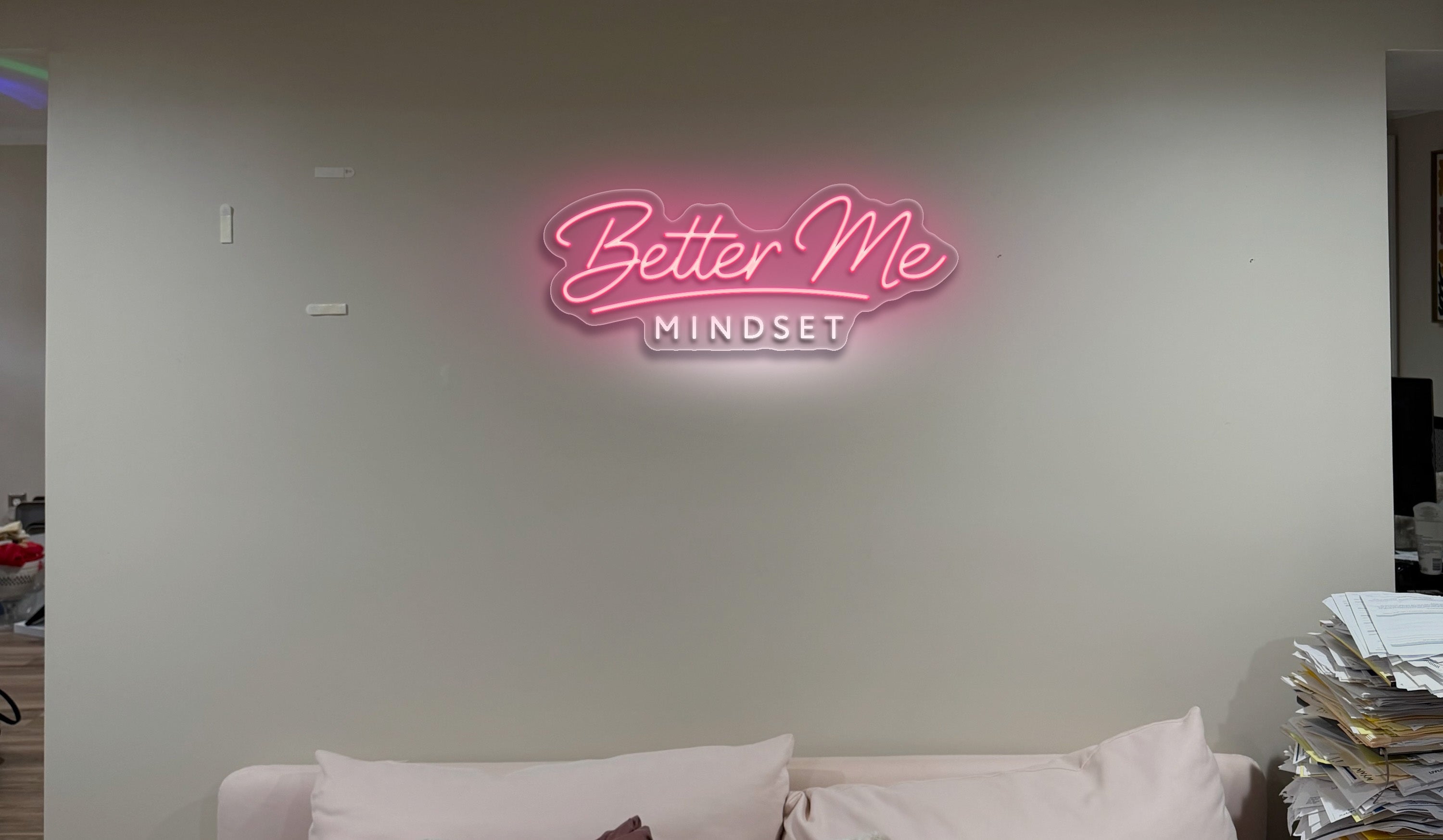 Better Me Mindset  - Premium Neon Artwork