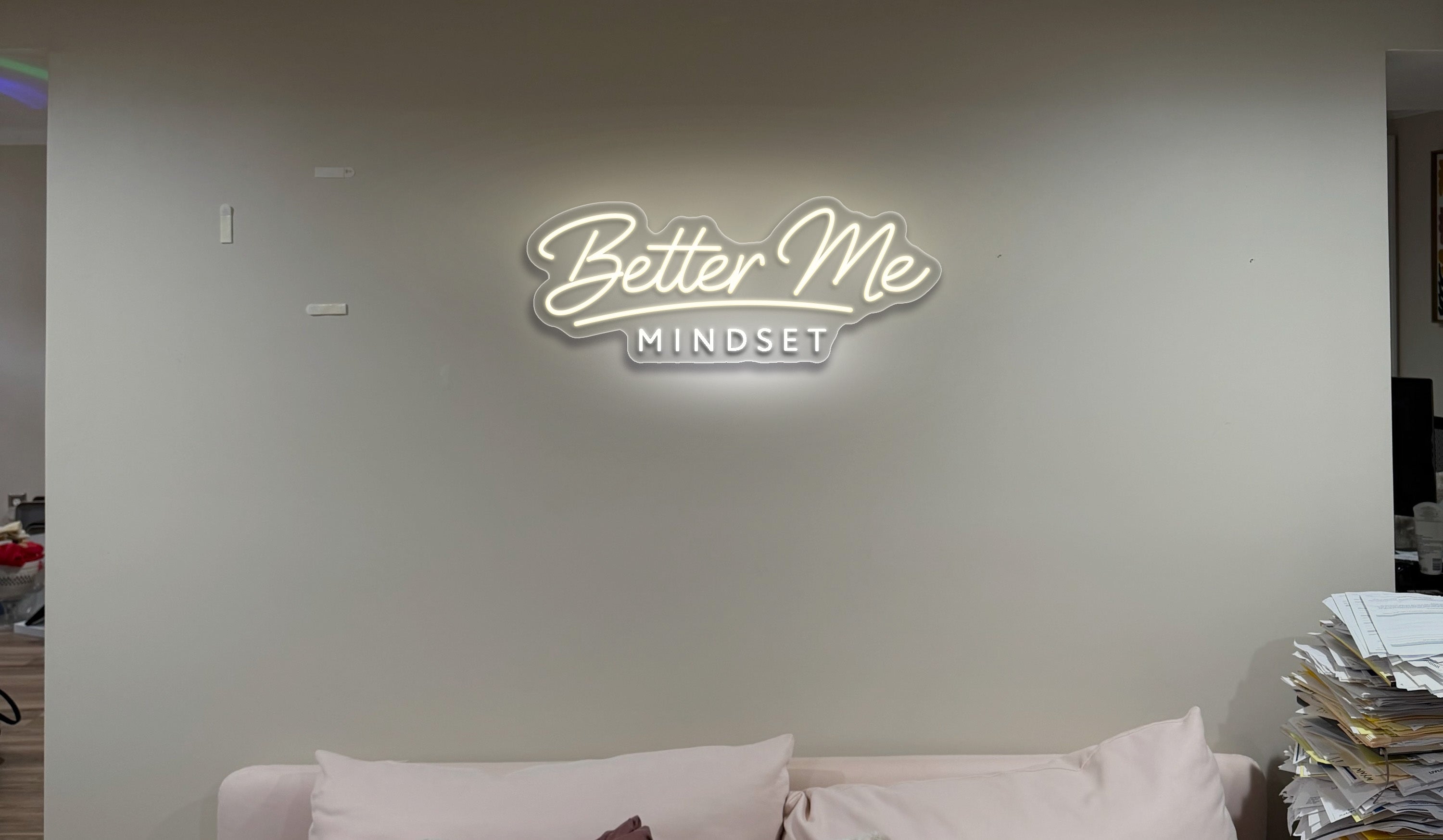 Better Me Mindset  - Premium Neon Artwork