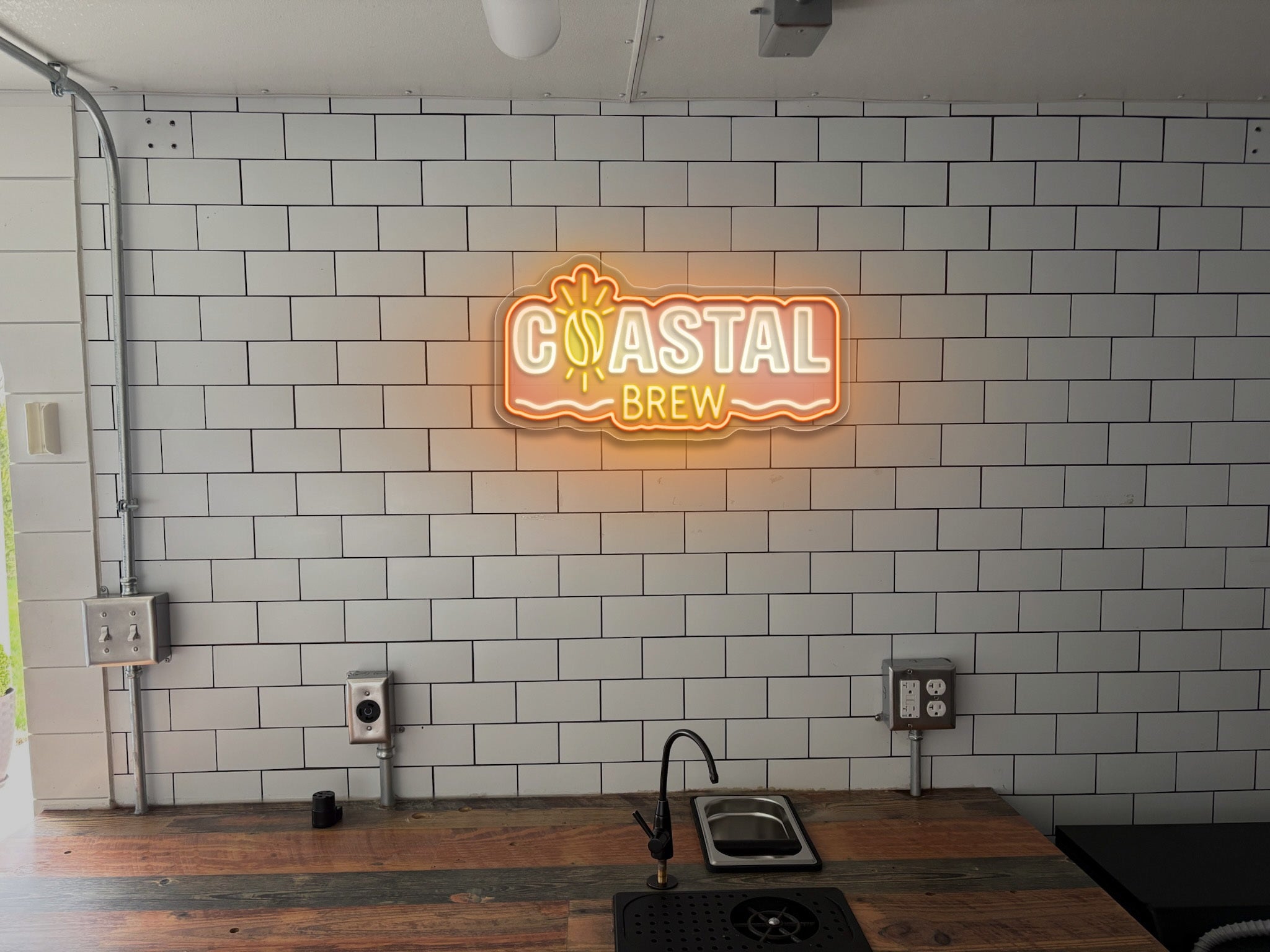 COASTAL BREW - Premium Neon Artwork