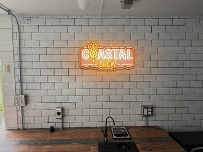 COASTAL BREW - Premium Neon Artwork