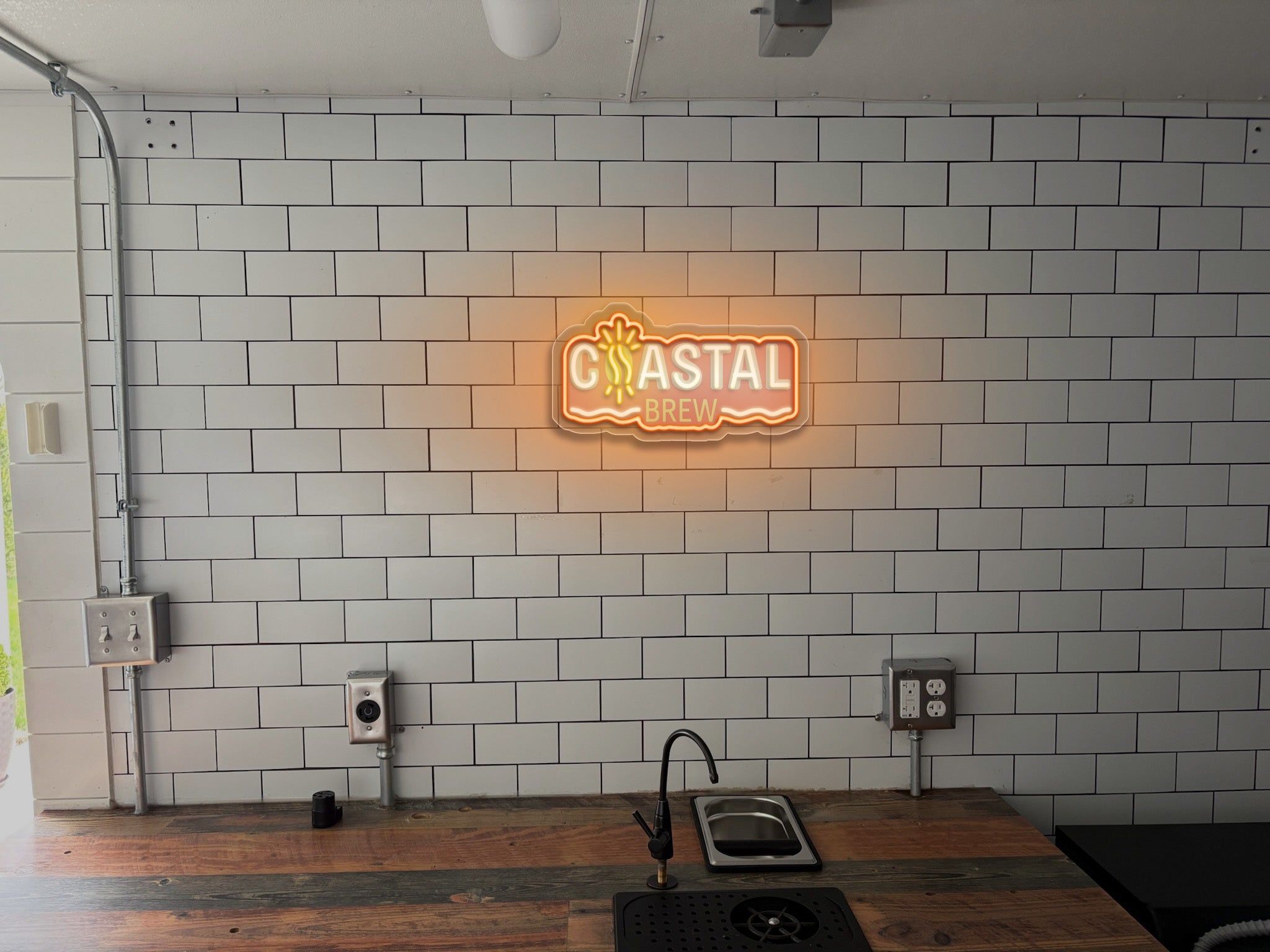 COASTAL BREW - Premium Neon Artwork