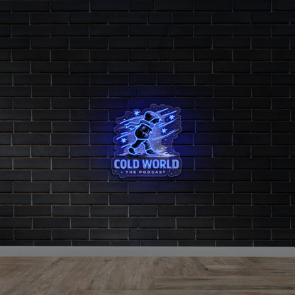 COLD WORLD - Premium Neon Artwork