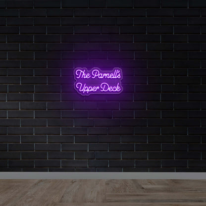 The Parnell’s Upper Deck - Premium Neon Artwork