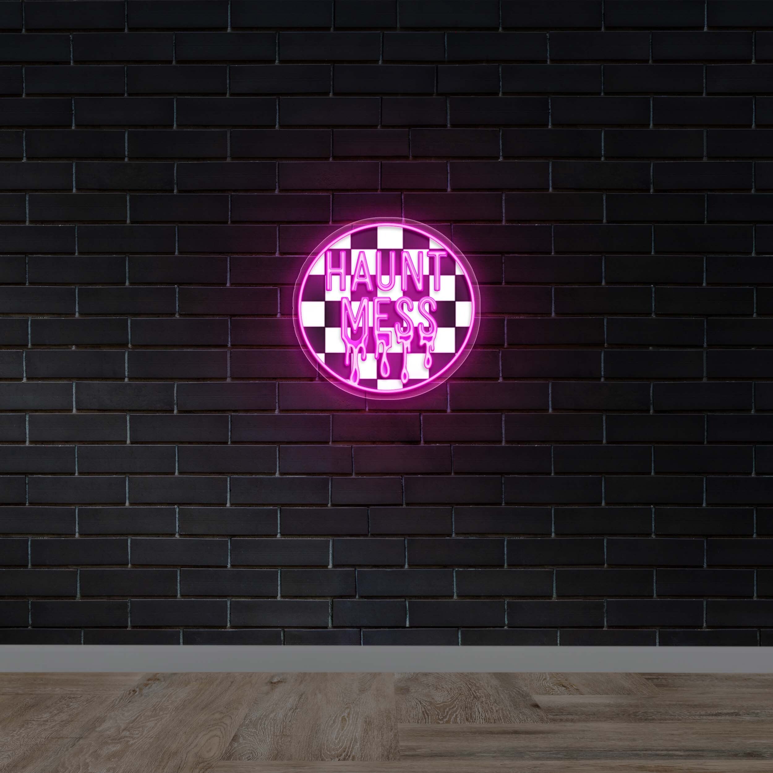 HAUNT MESS - Premium Neon Artwork