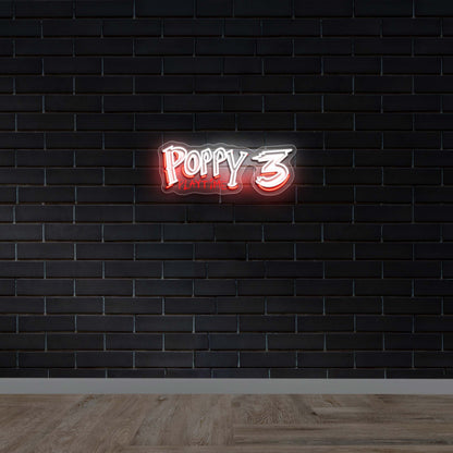 Poppy 3 Playtime - Premium Neon Artwork